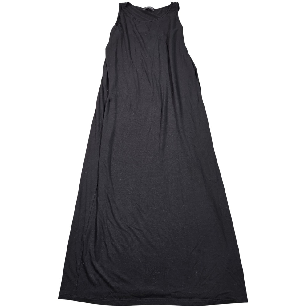 Eileen Fisher Maxi Dress Womens Small Sleeveless Jersey Knit Round Neck